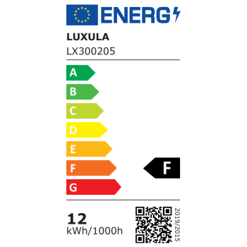 Panel LED 12W 3CCT 1190lm 172x35mm podesiv s difuzorom nadgradni kvadratni LUXULA LX300205
