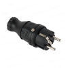 Utikač za kabel gumeni crni MXG-18