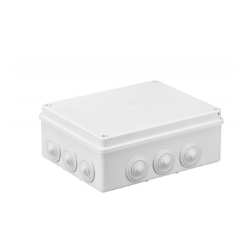 Kutija razvodna nadžbukna 240x190x90mm 12 uvoda bijela S-BOX 506B