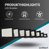 Reflektor LED 300W 4000K 30000lm IP65 crni LUXULA LX400115
