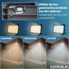 Reflektor LED 300W 3CCT 30000lm IP65 crni LUXULA LX400134