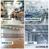 Industrijska svjetiljka 150W 5000K 18000lm IP65 HighBay kvadratna LUXULA LX500101