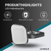 Industrijska svjetiljka 200W 5000K 24000lm IP65 HighBay kvadratna LUXULA LX500102