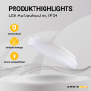 Stropna svjetiljka 18W 4000K 1880lm  ø220x50mm  IP54 ENOVALITE ELED300260