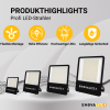 Reflektor LED 200W 4000K 26000lm IP65 crni LUMILEDS ENOVALITE ELED400102