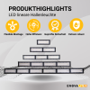 Industrijska svjetiljka 200W 5000K 24000lm IP65 HighBay linearna ENOVALITE ELED500123