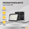 Reflektor solarni PRO 10W 6500K 1400lm IP65 s baterijom lijevani aluminij ENOVALITE ELEDSO400101