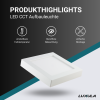 Panel LED 12W 3CCT 1190lm 172x35mm podesiv s difuzorom nadgradni kvadratni LUXULA LX300205