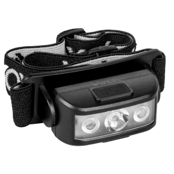 Naglavna svjetiljka 100lm LED+2xLED punjiva VA0174