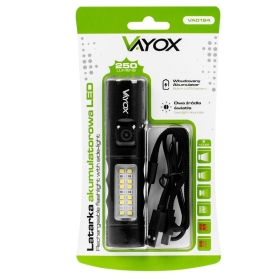 Ručna svjetiljka 5W 5W 250lm LED+SMD punjiva VA0184