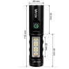 Ručna svjetiljka 5W 5W 250lm LED+SMD punjiva VA0184