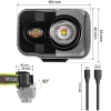 Naglavna svjetiljka 800lm CREE+SMD Pro serija punjiva VA0196