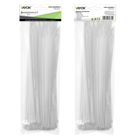 Vezica PVC 4,8x300mm bijela 100 komada u pakiranju VOZ-48300W