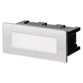 Zidna svjetiljka za stepenice ugradbena 1,5W 4000K inox IP65 ZC0110