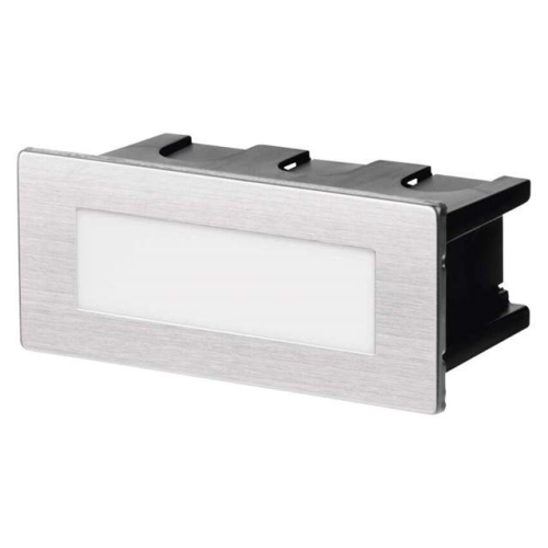 Zidna svjetiljka za stepenice ugradbena 1,5W 4000K inox IP65 ZC0110