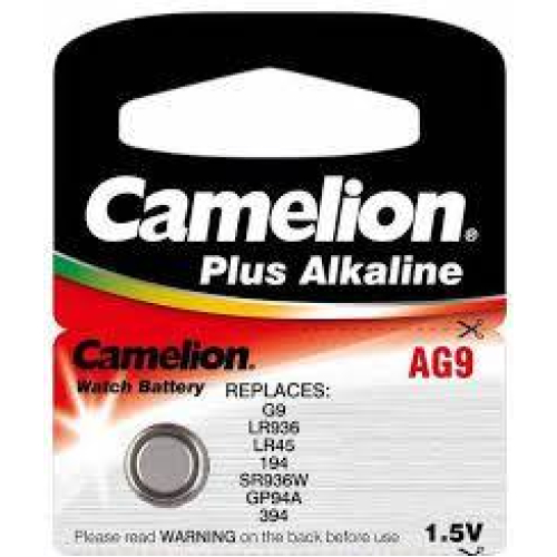 Baterija alkalna 1,5V AG9, LR45, bez žive, 1 kom, Camelion 2400002079