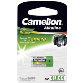 Baterija alkalna 6V 1/2 AA  za foto, bez žive, 4LR44, Camelion 2400002103
