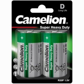 Baterija Zinc-Carbon 1,5V R20 - blister 2 kom. Camelion 2400002901