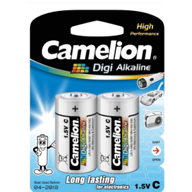 Baterija alkalna DIGI 1,5V poluamerican,LR14, blister 2 kom, Camelion 2400003113