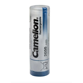 Baterija punjiva litijeva 3,7V 18650 Li-Ion 2600mAh, Camelion 2400200049