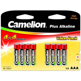 Baterija alkalna 1,5V AAA, blister 4+4 kom, Camelion 2400002705