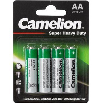 Baterija Zinc-Carbon 1,5V AA - blister 4 kom. Camelion 2400002880
