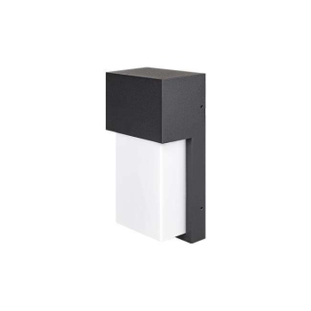 Zidna svjetiljka E27 245x120x80mm crna IP44 3205