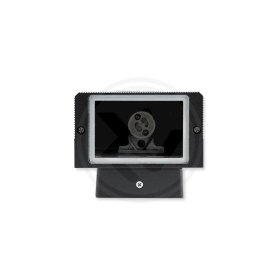 Kućište za GU10 žarulju max 35W 200x110x105mm IP54 pravokutno crno sa PIR senzorom INEZ 7356