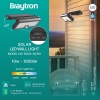 Solarna zidna svjetiljka 10W 3CCT 1000lm IP54 IK05 sa senzorom siva BRAYTRON BG36-00381