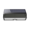 Solarna zidna svjetiljka 10W 3CCT 1000lm IP54 IK05 sa senzorom siva BRAYTRON BG36-00381