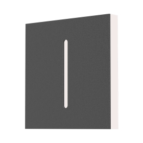 Zidna svjetiljka za stepenice Cover 80x80x10,2mm kvadratni crni BRAYTRON BH07-00171