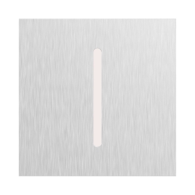 Zidna svjetiljka za stepenice Cover 80x80x10,2mm kvadratni srebrni BRAYTRON BH07-00173