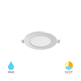 Panel LED 3W 3CCT 220lm IP40 ugradbeni okrugli bijeli BRAYTRON BP01-60380
