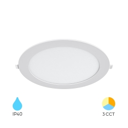 Panel LED 18W 3CCT 1760lm IP40 ugradbeni okrugli bijeli BRAYTRON BP01-61880