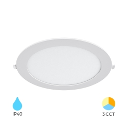 Panel LED 24W 3CCT 24000lm IP40 ugradbeni okrugli bijeli BRAYTRON BP01-62480