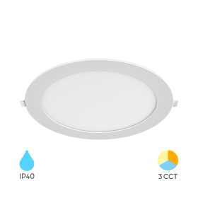 Panel LED 24W 3CCT 24000lm IP40 ugradbeni okrugli bijeli BRAYTRON BP01-62480