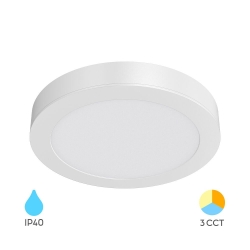 Panel LED 18W 3CCT 1760lm IP40 nadgradni okrugli bijeli BRAYTRON BP03-61880