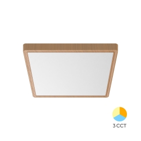 Stropna svjetiljka 26W 3CCT 2640lm 300x300mm IP20 kvadratna imitacija drva 3 GODINE GARANCIJE BRAYTRON BP07-10387