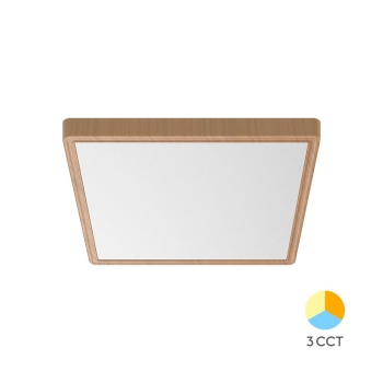 Stropna svjetiljka 26W 3CCT 2640lm 300x300mm IP20 kvadratna imitacija drva 3 GODINE GARANCIJE BRAYTRON BP07-10387