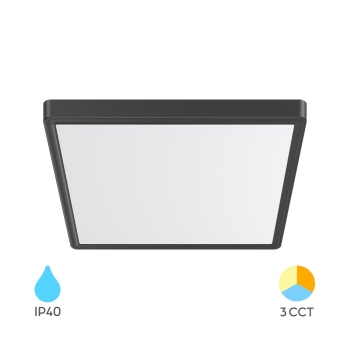 Stropna svjetiljka 36W 3CCT 3960lm 400x400mm IP40 kvadratna crna 3 GODINE GARANCIJE BRAYTRON BP07-10481 Stropna svjetiljka 36W 3CCT 3960lm 400x400mm IP40 kvadratna crna 3 GODINE GARANCIJE BRAYTRON BP07-10481