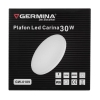 Stropna svjetiljka 30W 4000K 2250lm fi300 IP20 okrugla 2u1 bijela/crna Germina DPM GW-0189