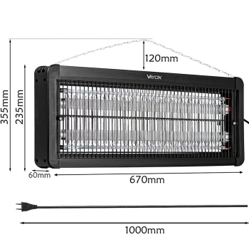 Svjetiljka protiv insekata 40W UV IKV-40W