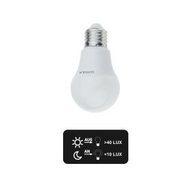 Žarulja LED 9W 2700K 830lm E27 sa senzorom za sumrak LUXULA LX100200