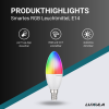 Žarulja LED 5W RGB+CCT 464lm E14 SMART upravljanje aplikacijom Tuya svijeća LUXULA LX100330