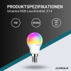 Žarulja LED 5W RGB+CCT 454lm E14 SMART upravljanje aplikacijom Tuya mini LUXULA LX100331