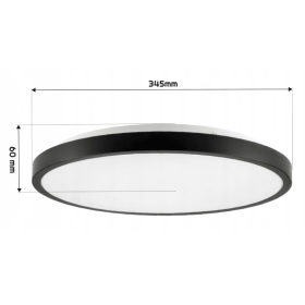 Stropna svjetiljka 18W 4000K 1440lm OPTIMUS MP0433