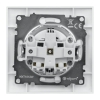 Utičnica Schuko s okvirom 250V/16A Next bijela DPM NXT1012W