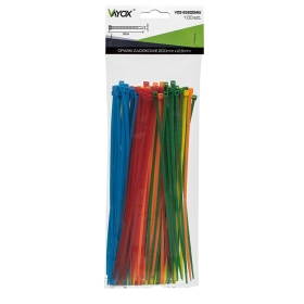 Vezica PVC 2,5x200mm mix boja 100 komada u pakiranju VOZ-25200MIX
