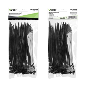 Vezica PVC 3,5x150mm crna 100 komada u pakiranju VOZ-35150B