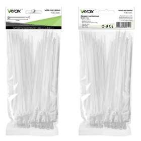Vezica PVC 3,5x150mm bijela 100 komada u pakiranju VOZ-35150W